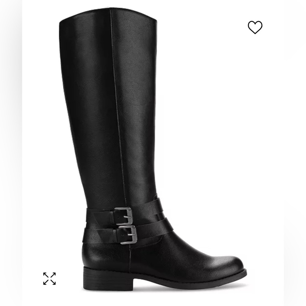 Wide calf Black Boots